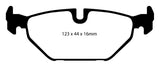 EBC 99-01 Saab 9-5 2.3 Turbo (Aero) Redstuff Rear Brake Pads - DP31405C