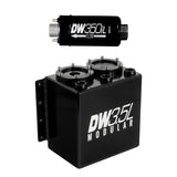 DeatschWerks 3.5L Modular Surge Tank (Incl. 1 DW350iL In-Line Fuel Pump) - 6-351-35ST