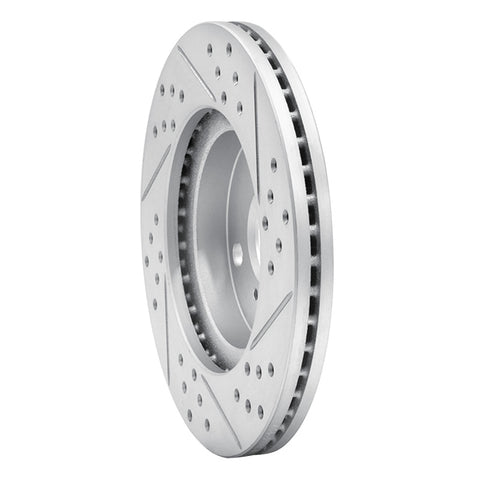 R1 04-06 Scion Xa Front Left Drilled & Slotted Geo-Carbon Rotor - 830-91002L