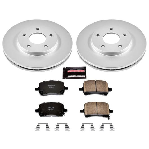 Power Stop 08-11 Chevrolet HHR Front Z17 Evolution Geomet Coated Brake Kit - CRK1448