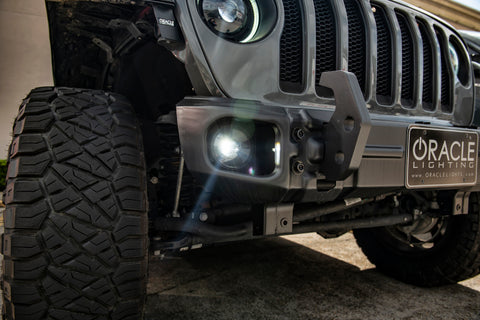 Oracle Jeep Wrangler JK/JL/JT High Performance W LED Fog Lights - w/o Controller - 5846-334