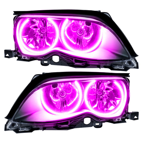 Oracle 02-05 BMW 3 Series SMD HL - Black - ColorSHIFT - 7104-330