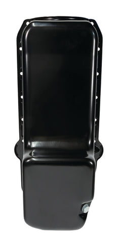 Moroso Pre-80 Chevrolet Small Block (w/Driver Side Dipstick) Wet Sump 5qt 7.5in Steel Oil Pan - Blk - 20170