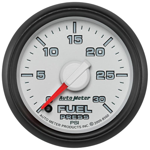 Autometer Factory Match 52.4mm Full Sweep Electronic 0-30 PSI Fuel Pressure Gauge - 8560