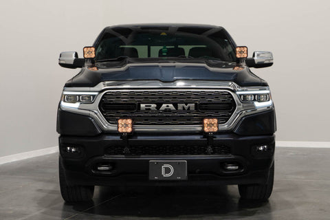 Diode Dynamics SS5 Bumper LED Pod Light Kit for 2019-Present Ram - Yellow Pro Driving - DD7620