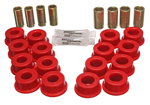 Energy Suspension 84-95 Chevy Corvette Red Rear End Control Arm Bushing Set - 3.3145R