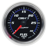 Autometer Cobalt 52mm 0-30 PSI Full Sweep Electronic Fuel Pressure Gauge - 6161