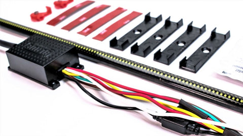 Putco 17-19 Ford Super Duty 48in Red Blade Blade LED Light Bar w/ Direct fit Quick-Connect Harness - 9202048-06
