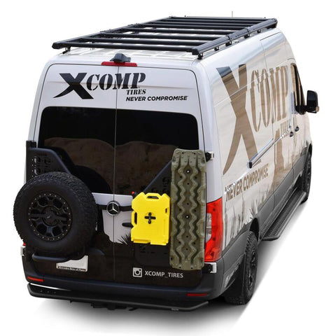 Westin 19-23 Mercedes-Benz Sprinter 144in WB/High Roof Mesa Roof Rack - Textured Black - 15-00025