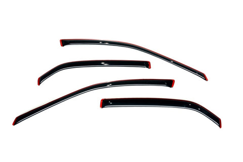 AVS 98-02 Honda Accord Ventvisor In-Channel Front & Rear Window Deflectors 4pc - Smoke - 194959