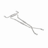 MagnaFlow 14 Infiniti Q50 V6 3.7L Cat-Back Polished Stainless Tips Dual Split Rear Exit Exhaust - 15310