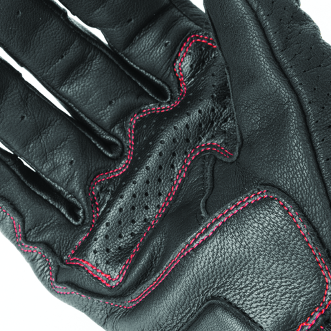 Speed and Strength Twist of Fate Leather Gloves Black/Red - Small - 892320
