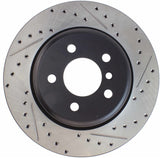 StopTech 2011-2013 BMW 535i / 2012-2016 BMW 640i Slotted & Drilled Rear Left Brake Rotor - 127.34131L