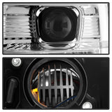 Spyder Ford F-250/350/450 08-10 V2 High-Power LED Headlights-Switch Back-Chrome PRO-YD-FS08PL-SBLB-C - 5087744