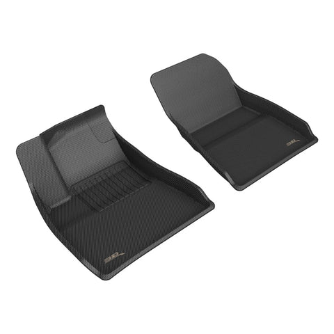 3D MAXpider 2024+ Tesla Model 3 Kagu 1st Row Floormat - Black - L1TL06911509