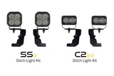 Diode Dynamics 15-21 Subaru WRX/STi Pro SS3 LED Ditch Light Kit - Yellow Combo - DD6615