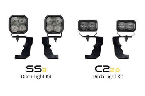 Diode Dynamics 15-21 Subaru WRX/STi Pro SS3 LED Ditch Light Kit - Yellow Combo - DD6615