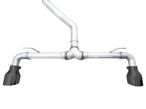 AWE 2022 VW GTI MK8  Track Edition Exhaust - Diamond Black Tips - 3020-33658