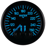 Autometer Stack Pro Control 52mm 100-260 deg F Water Temp Gauge - Black (1/8in NPTF Male) - ST3508