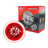 Oracle Pre-Installed Lights 7 IN. Sealed Beam - Red Halo - 6905-003