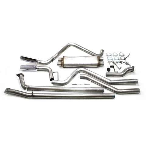 JBA 07-20 Toyota Tundra 4.6L/4.7L/5.7L 409SS Pass Side Dual Exit Cat-Back Exhaust - 40-9004
