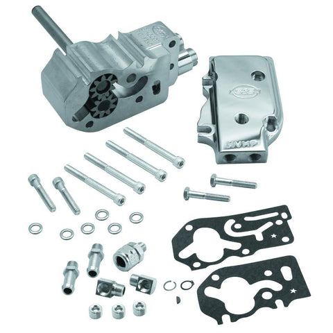 S&S Cycle 92-99 BT High Volume High Pressure Billet Oil Pump Kit - Polished - 31-6209