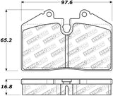 StopTech Street Touring Pad - 308.06080