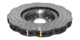 DBA 15-20 Volkswagen Golf R Front 4000 Series Cross Drilled Rotor w/Silver Hat - 42830WSLVXD