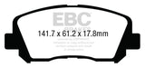 EBC 15+ Chrysler 200 2.4 Greenstuff Front Brake Pads - DP23007