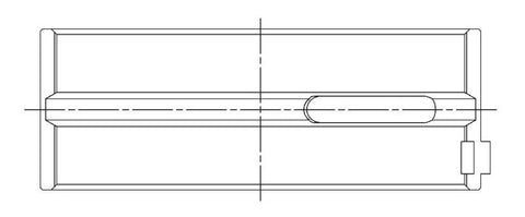 ACL Ford 4 2300 (Single Spark Plug engines) Race Series Engine Crankshaft Main Bearing Set - 5M1117H-STD