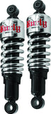 Burly Brand Dyna Shocks 10.5in - Chrome - B28-1202