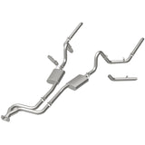 MagnaFlow SYS C/B 84-87 Buick Regal V6 3.8L Turbocharged SS 2.5in Street Series Dual Split Rear Exit - 16884