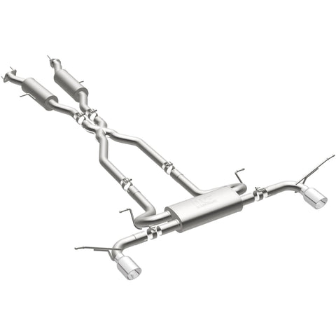 MagnaFlow Cat-Back SS 2.5in Dual Split Rear 4in Black Tip 11-16 Jeep Grand Cherokee 5.7L V8/3.6L V6 - 19216