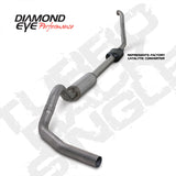 Diamond Eye KIT 4in TB SGL SS: 94-97 FORD 7.3L F250/F350 PWRSTROKE NFS W/ CARB EQUIV STDS - K4306S