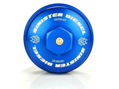 Sinister Diesel 03-10 Ford Powerstroke 6.0L/6.4L Oil Filter Cap - SD-OFC-FORD-03