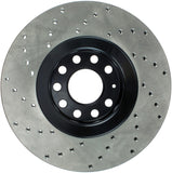 StopTech 01-06 Audi All Road / 05-09 A4/A4 Quattro / 6/99-04 A6 Quattro Drilled Left Front Rotor - 128.33096L