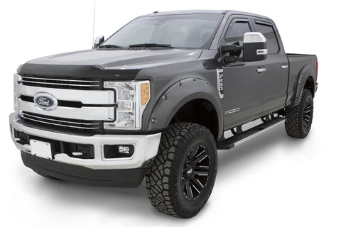 Bushwacker 17-18 Ford F-250 Super Duty Pocket Style Flares 4pc - Oxford White - 20942-12