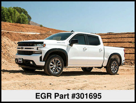 EGR 2019 Chevy 1500 Super Guard Hood Guard - Matte - 301695