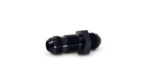 Vibrant -3AN Flare Straight Bulkhead Adapter Fitting - Aluminum - 10680