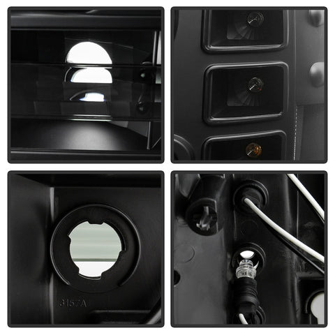 Spyder GMC Sierra 1500/GMC Sierra Denali 08-13 Projector LED Halo- LED All Blk PRO-YD-GS07-HL-BKV2 - 5086020