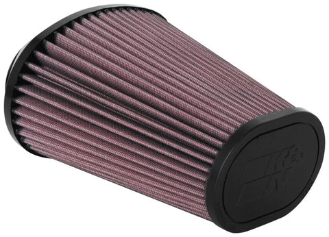 K&N Universal Clamp-On Air Filter 2.844x4.813in Flg ID x 6.5x4.75in B OD x 4.5x3.25in T OD x 7.5in H - RU-5063
