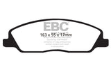 EBC 10-14 Ford Mustang 3.7 Redstuff Front Brake Pads - DP31869C
