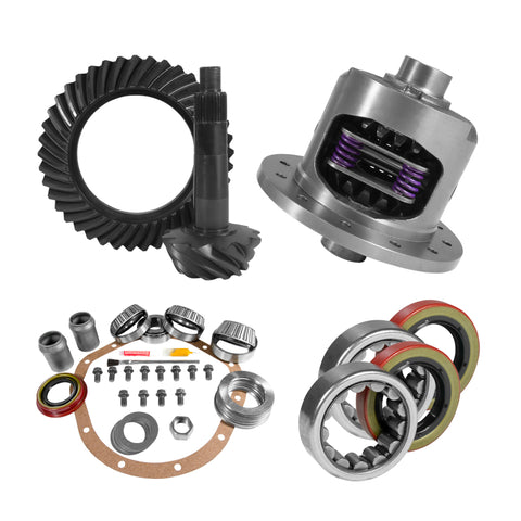 Yukon 8.875in GM 12T 3.73 Rear Ring & Pinion Install Kit 30 Spline Positraction Axle Bearings - YGK2233