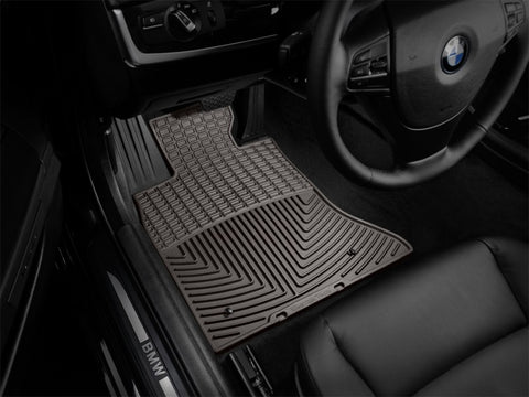 WeatherTech 2011-2016 BMW 5-Series (F10) Front Rubber Mats - Cocoa - W204CO