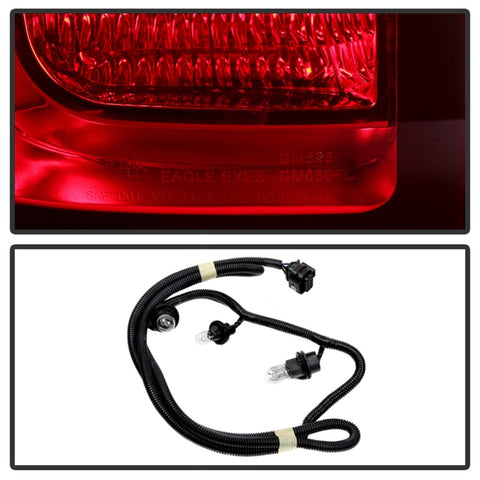 xTune Chevy Silverado 2014-2016 Driver Side Tail Lights - OEM Left ALT-JH-CS14-OE-L - 9031915