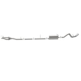 MagnaFlow Sys C/B 11-15 Ford Super Duty F250 6.2L EC CC, SS 3.5in Single Rear Pass Side Ext 5in Tip - 19174