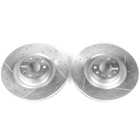 Power Stop 09-10 Audi A6 Quattro Front Evolution Drilled & Slotted Rotors - Pair - EBR824XPR