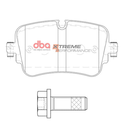 DBA 19-21 Audi A8 Quattro Rear XP Performance Brake Pads - DB15031XP