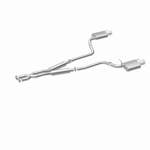 MagnaFlow 10-12 Cadillac CTS V6 3.0L (Exc AWD) Dual Split Rear Exit Stainless Cat Back Perf Exhaust - 15136