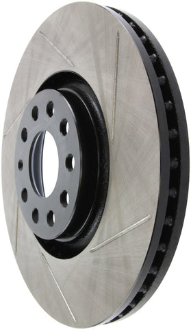 StopTech Power Slot 01-06 Audi Allroad / 05-09 A4 / 6/99-04 A6 / 99-02 S4 Left Front Slotted Rotor - 126.33096SL
